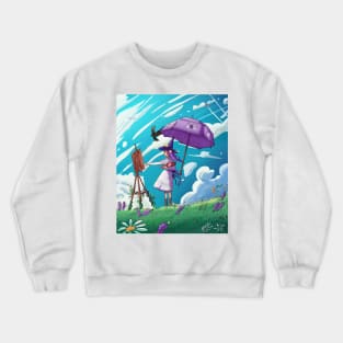 meadow concept art Crewneck Sweatshirt